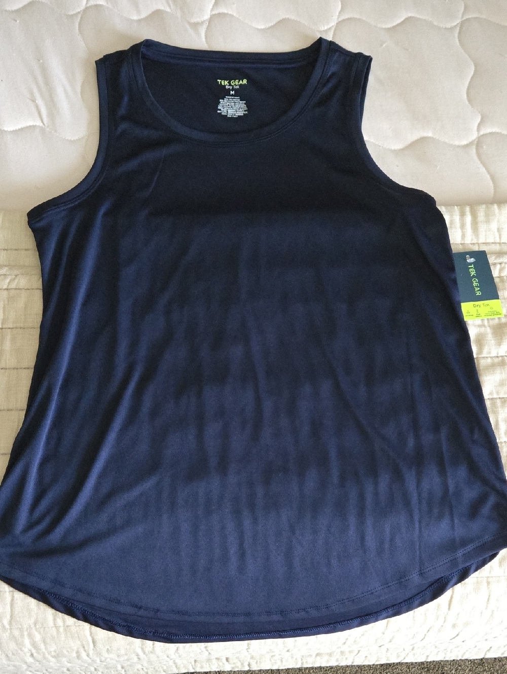 New With Tags Tek gear Navy Blue Women's Athletic Tank Top